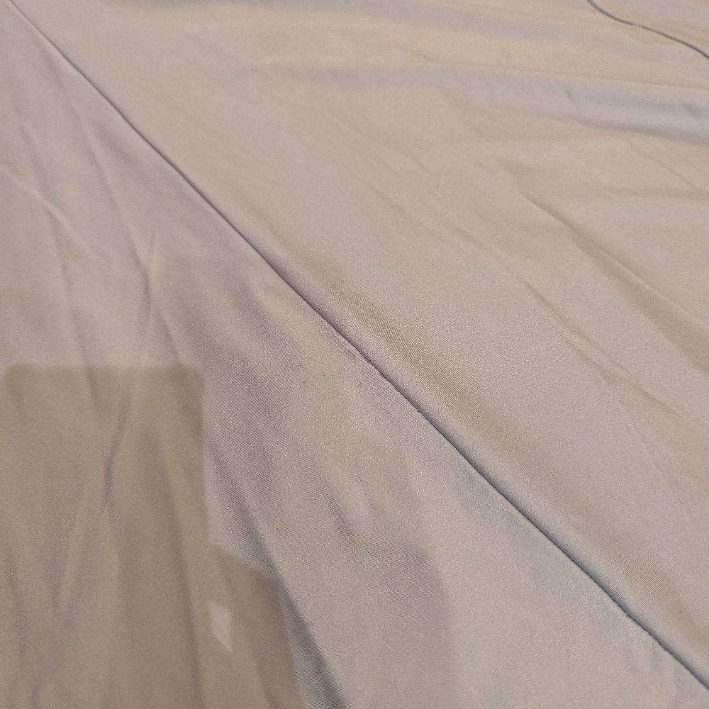Off-the-Shoulder Corset Stretch Satin Mermaid Dress with Slight Train in Mist - Picture 13 of 16